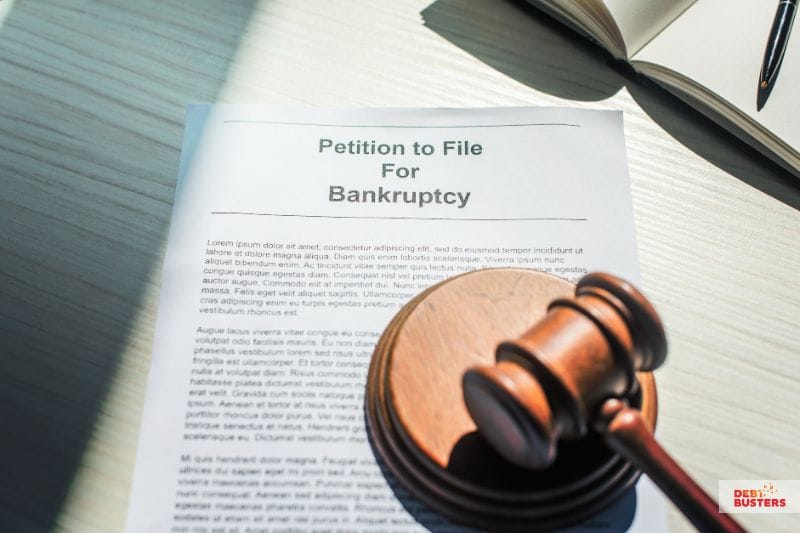 Petition to file bankruptcy document highlighting bankruptcy vs insolvency process
